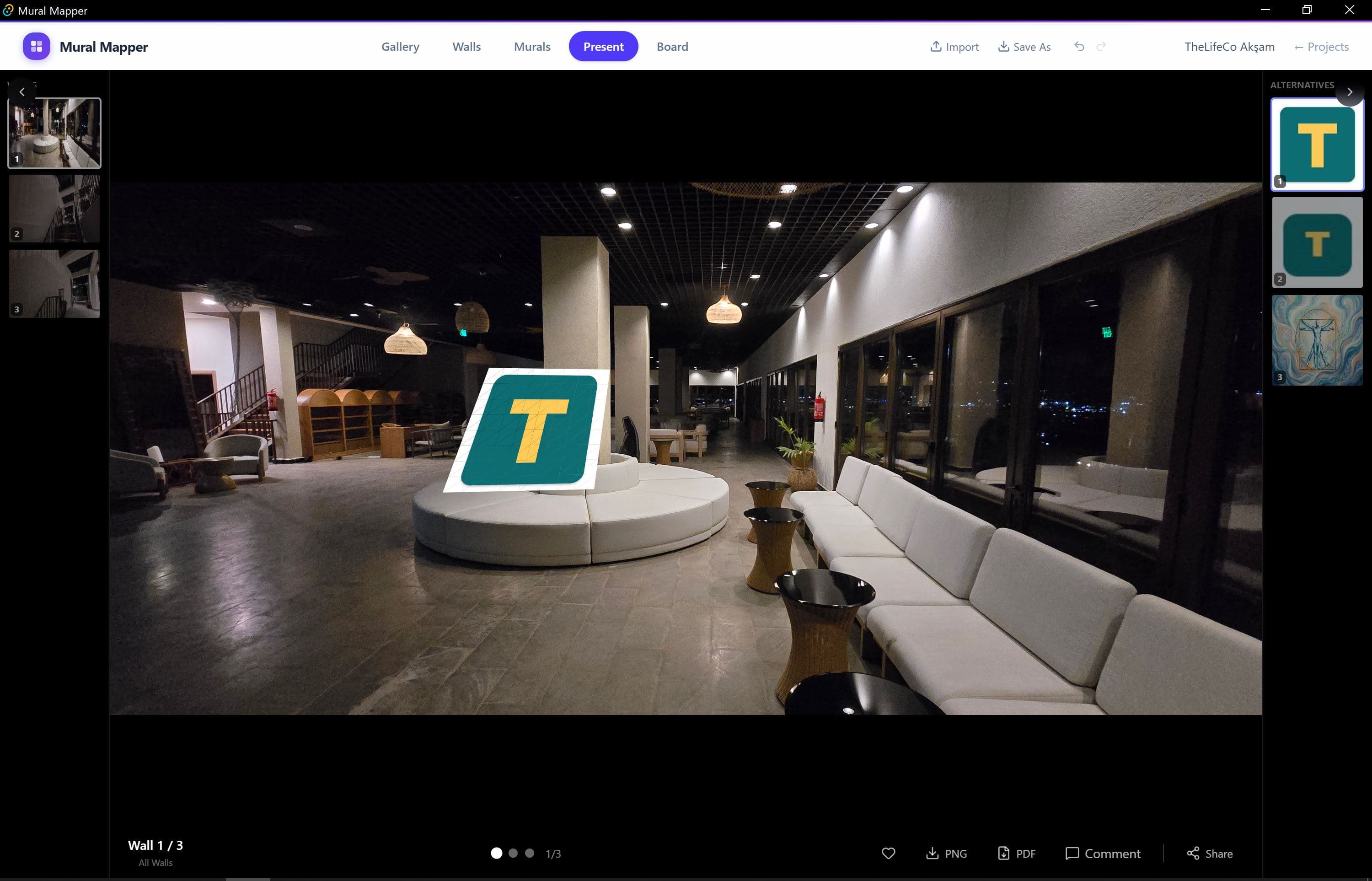 Mural Mapper — present murals to clients with perspective-correct rendering